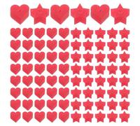 MINAOLULUS 100pcs Fermoirs de Boucles D'oreilles en Silicone Rouge, Remplacement Sécurisé pour Clous, Maintien Fiable, pour Création de Boucles D'oreilles DIY