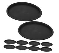 MINAOLULUS 10pièces Saucisses De Plantes Plastique Plateaux Élévés Étanches pour Pot De Eau Saleté Trays Idéaux pour Jardin Intérieur Et Plantes Pot