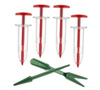 MINAOLULUS 1ensemble Mini Semoir Épandeur Portable Outil De Jardinage Handheld avec Épandeurs Rouges Et Accessoires Pratique pour Semer des Le Jardin