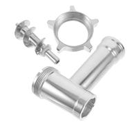 MINAOLULUS 1ensemble Set pour Hachoir à Viande Alliage Aluminium Accessoires de Remplacement pour Moulinette Électrique Tube pour Saucisse Compatibles pour Préparation et Hachage de Viande