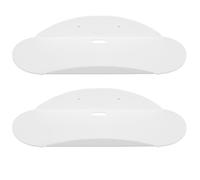 MINAOLULUS 2pièces Étagères Flottantes avec Haut-Parleur Intégré Lot de Étagères Murales pour Garçon Fille Rangement Pratique pour Chambre Salle De Bain Cuisine Et Bureau