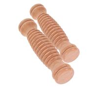 MINAOLULUS 2pièces Massage Bois pour Jambes Outil Manuel Portable pour Réflexologie Circulation Sanguine et Soulagement Musculaire