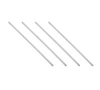 MINAOLULUS 4 Pièces Barres de Conductivité Thermique en Fer, Argenté, 8 Pouces, pour Expériences de Conduction Thermique, Matériel de Laboratoire et e Sciences, Enseignants