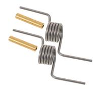 MINAOLULUS 4 Pièces Charnière de Porte pour Réfrigérateur en Acier Inoxydable 1,3mm Ressort de Fixation et Protection Anti-fuite D'air Froid, Performance Stable