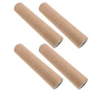 MINAOLULUS 4 Pièces Poteaux de Remplacement pour Griffoir à Chat en Sisal Naturel 30 Cm Griffoir Vertical Solide pour Chats Pièces de Rechange Stimulation et Exercice Intérieur