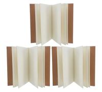 MINAOLULUS 64 Feuilles Carnet de Croquis Cahier Léger sans Bavure à Couverture Rigide en Papier Kraft 64 Feuilles 70gsm pour Étudiants et Dessinateurs