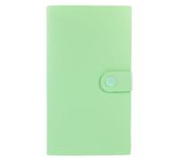 MINAOLULUS Album Porte-billets Portable Vert 100 Pochettes, Protège Billets et Monnaies, Carnet de Collecte D’argenté pour Collectionneurs, Rangement Sécurisé et Compact pour Billets