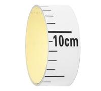 MINAOLULUS Autocollant de Niveau D'eau Auto-adhésif Réfléchissant en Aluminium 3,5 Cm X 2 M, Règle Mesure de Jauge pour Piscine, Réservoir et Étang, Indicateur Précis et Visible pour