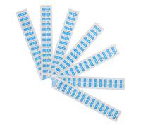 MINAOLULUS Autocollants pour Harmonica Polyphonique à 24 et 28 Trous en Do, 60 Pièces, Numérotés et Repositionnables, Étiquettes de Diagramme de Gamme Bleu, Apprentissage Facile