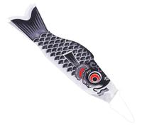 MINAOLULUS Bannière de carpe japonaise Fanion classique de carpe, drapeau de poisson du festival des bateaux-dragons, tissu noir 70 cm, décoration extérieure pour maison et Plusieurs styles