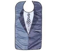 MINAOLULUS Bavoir Adulte Imperméable en Polyester Confortable et Lavable, Protection des Vêtements pour Repas Cuisine, Adapté aux Patients et Personnes Âgées