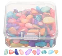 MINAOLULUS Boîte de Morceaux de Coquille en Couleurs Variées pour Décoration Maison et Loisirs Créatifs, Surface Lisse, Facile à Utiliser pour DIY Mosaïque Esthétique