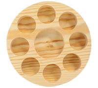 MINAOLULUS Boîte de Rangement en Bois Support Sécurisé Structure Multi-compartiments et Présentation Élégante pour Flacons D'huile Essentielle pour Usage Quotidien