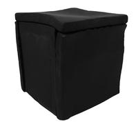 MINAOLULUS Boîtier Insonorisé en Mousse Noire 20x25x25 Cm, Caisson Antibruit Épaissi pour Pompe à Eau Surpresseur, Isolation Phonique et Anti-Vibrations Domestique et Industrielle, Housse