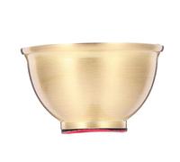 MINAOLULUS Bol Décoratif en Laiton Doré Rond Pratique et Résistant Corrosion pour Temple et Décoration D'art