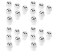 MINAOLULUS Bouchons Étanches Insert Intérieur en Acier pour Flacons Rechargeables 50 Pièces Mini Format pour Roll-on D'huile Essentielle pour Voyage et Fabrication de Parfum