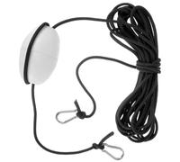 MINAOLULUS Bouée Flottante de Bateau en PVC Corde Coton Noire