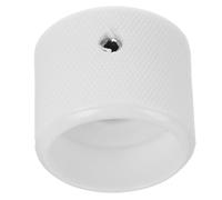 MINAOLULUS Bouton Potentiomètre de Volume en Plastique Blanc pour Guitare Électrique, Accessoires de Contrôle Tonalité, Adapté aux Bassistes pour Performances Live
