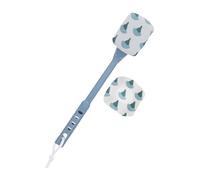 MINAOLULUS Brosse Long Manche en Éponge et Fibre pour Gommage Corporel, Exfoliation et Stimulation Circulation Sanguine, Salle de Bain