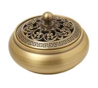 MINAOLULUS Brûleur de Parfum en Cuivre Pur, Petit Format sans Socle, Porte-Parfum Décoratif pour Usage Domestique, Design Antique, pour Aromathérapie et Décoration Intérieure