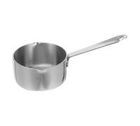 MINAOLULUS Casserole Design Compact Poignée Ergonomique et Multifonction à Chauffe-huile 350ml en Acier Inoxydable Cuisine Petite et Camping en Plein Air