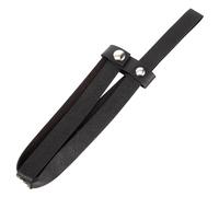 MINAOLULUS Ceinture en Cuir Noir pour Flacon de Potion en Verre 250ml, Porte-Bouteille Sphérique Petite Taille pour Cosplay et Jeux de Rôle, Protection Portable pour Bouteilles Décoratives