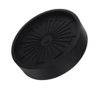 MINAOLULUS Chariot à Plantes Mobile en Plastique Noir avec Bac Récupérateur d'eau Amovible, Support à roulettes Multidirectionnelles 20 Cm, pour Pots Lourds Intérieur et Extérieur