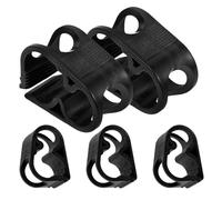 MINAOLULUS Collier de Serrage Plastique Réglable pour Tuyaux, Pince D'arrêt de Débit D'eau, Lot de 5 Clips pour Tubes en Laboratoire et Industrie Chimique
