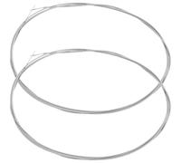 MINAOLULUS Cordes en Acier pour Dulcimer, Lot de 2 Pièces, Accessoires Universels pour Instrument, Cordes Robustes de Rechange pour Dulcimer, Adaptées aux Musiciens et Remplacement Facile