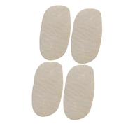 MINAOLULUS Coussinets de Chevalet en Cuir de Mouton pour Violoncelle, Lot de 4 Pièces, Protection Résistante pour Cordes, Accessoires Professionnels pour Violoncelle D’élève et Adulte, Usage