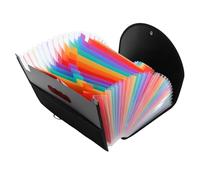 MINAOLULUS Dossier Fichiers de Bureau 25 Compartiments Pochette Multicouches, Organiseur Documents Extensible pour Enseignants et Étudiants