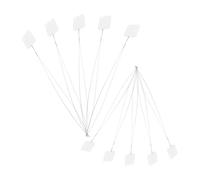 MINAOLULUS Enfile-Aiguilles 10 Pièces en Fil d'Acier, Dispositif d'Enfilage pour Couture Main et Punch Needle, pour Broderie Pompon Russe et Loisirs Créatifs, Accessoires de Broderie