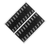 MINAOLULUS Étiquettes Adhésives pour Poids de Musculation 90x20mm Trou D’insertion, Autocollants de Signalisation Numériques 5-100 Kg pour Équipement de Gym, Accessoires pour Organisation