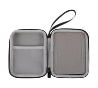 MINAOLULUS Étui à Médiators de Guitare Noir en Eva Solide, Organiseur de Rangement Compact Pochette Filet pour Accessoires, Porte-médiator Portable pour Voyage et Usage Quotidien