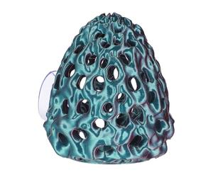 MINAOLULUS Grotte aux Crevettes D'aquarium en Plastique Stable de Dôme, Cachette pour Poisson Betta pour Aquarium, Abri de Reproduction Créatif et Décoratif