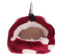 MINAOLULUS Hamac pour Hamster en Flanelle Chaud et Confortable, Cabane Douillette pour Hérisson et Écureuil, Accessoire Pratique pour Cage en Hiver