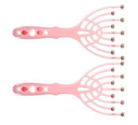 MINAOLULUS Head Scalp Massager Tool Lightweight 2 Pcs Plastic Scratcher With Steel Balls For Scalp Stimulation Family And Friends Use