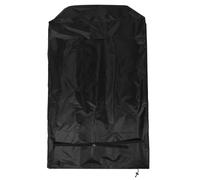MINAOLULUS Housse de Cheminée D'extérieur en Tissu Oxford 420d Noir Imperméable 142 X 94 X 66 Cm Protection Intégrale Pluie, Neige et Poussière Couverture Résistante UV pour Foyer de Jardin