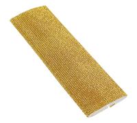 MINAOLULUS Housse de Protection pour Microphone sans Fil Dorée Strass, Manchon en Plastique Compatible Micro Portatif, Remplacement du Couvercle, Accessoire pour Chanteurs et Animateurs