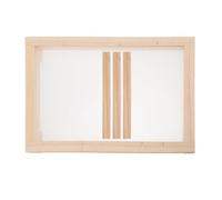 MINAOLULUS Incense Dry Net - Khaki Wood Frame - Storage Tray for Incense Sticks and Cones - DIY Craft Accessory - Ideal for Living Room and Meditation