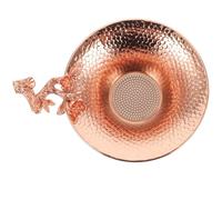 MINAOLULUS Infuseur de thé en cuivre or en forme de fleur de prunier avec filtration fine, adapté pour usage domestique et service à thé Kung Fu