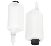 MINAOLULUS Jeux de 2 Flacons de Remplacement pour Distributeur de Savonnette Mural, Construction Résistante à L'Usure, Bouteille Intérieure Compatible pour Usage Hôtelier et Restauration