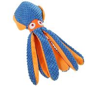 MINAOLULUS Jouet Couineur en Peluche pour Chien De Pieuvre, Bleu, Jouet à Mâcher pour Petits Chiens Et Chiots, Usage Intérieur Et Extérieur, Stimule L’Exercice Et Favorise La Dentition Saine