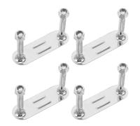 MINAOLULUS Kit de Montage avec Structure Renforcée 4pcs en Fer Inoxydable et Absorption des Chocs, Support de Patin pour Patins à roulettes Adapté au Patinage Extérieur et Intérieur