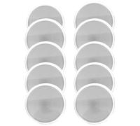 MINAOLULUS Lot de 10 Pièces Vierges en Laiton à Bord Cannelé, Médaille Ronde à Graver pour Bijoux Diy, Diamètre Moyen, Couleur Argentée, pour Créations Artisanales et Rangement Sécurisé