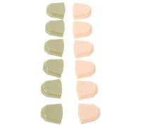 MINAOLULUS Lot de 12 Sets de Boutons de Mécaniques pour Guitares Folk et Électriques 6 Verts Jade et 6 Jaune Crème Rechange Compatible pour Accordeurs de Guitare Clés Couleur Aléatoire