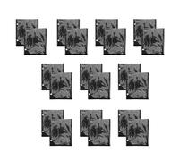 MINAOLULUS Lot de 20 Pochettes à Rabat Pvc Imperméables avec 2 Perforations, Format Classeur, pour Partitions Musicales Piano Guitare Violon, Dossier Chœur Noir, Rangement Partitions Facile