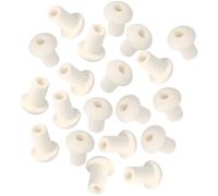 MINAOLULUS Lot de 20 Porte-mèches en Céramique Petit Support de Mèche pour Lampe à Huile, Accessoires pour Lampes à Huile, Support de Mèche à Domicile, Compatible Décor Intérieur, Usage