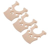 MINAOLULUS Lot de 3 Chevalets en Érable pour Violoncelle 4/4 Ponts de Remplacement en Bois Naturel, Accessoires pour Violoncelle, Résonance Pure et Stabilité pour Concerts et