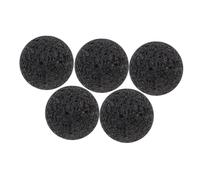 MINAOLULUS Lot de 5 Pierres de Sauna en Roche Volcanique Naturelle 4 Cm Pierres Chauffantes pour Sauna Vapeur Intérieur et Extérieur Accessoires Solides Production Efficace de Vapeur
